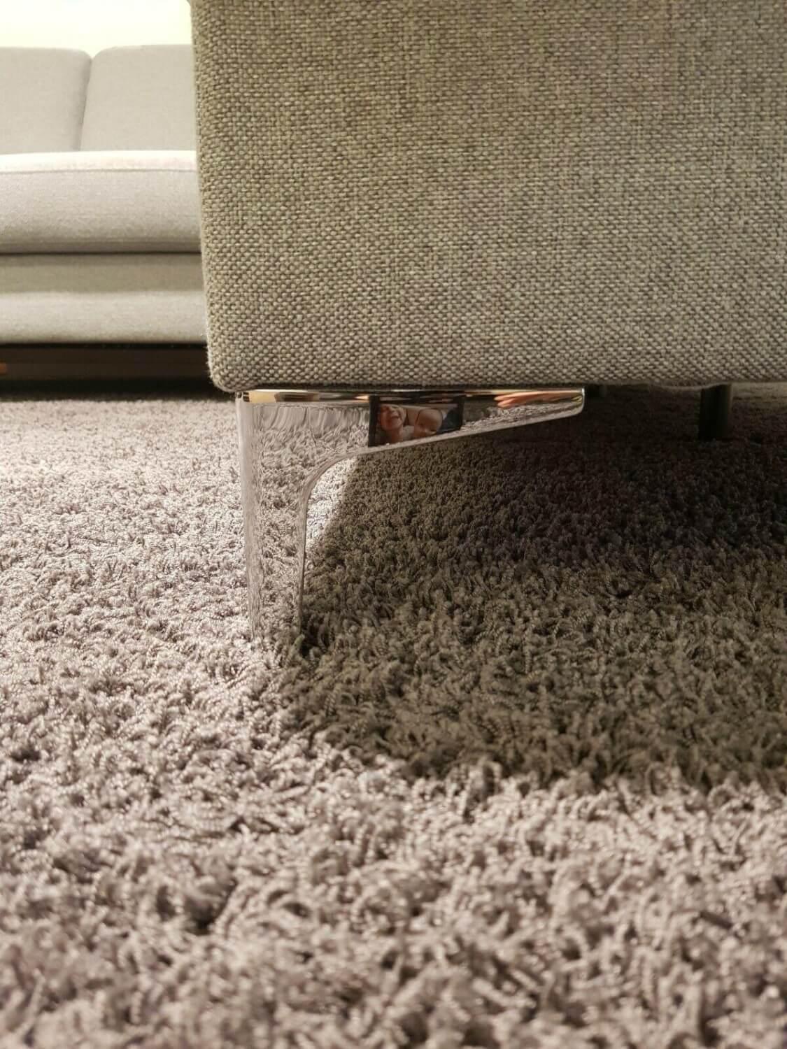 Sofa Greenwood Stoff Grau mit Schlaffunktion und ...