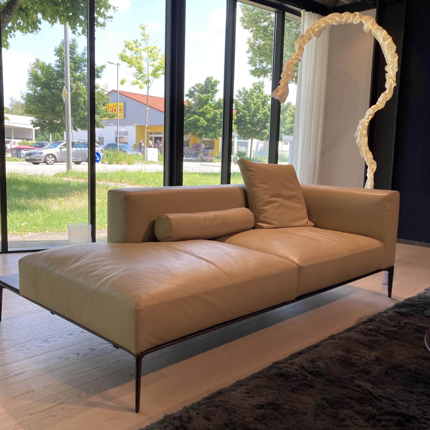 Walter Knoll Sofa Jaan Living Recamiere Leder | MÖBELFIRST.DE