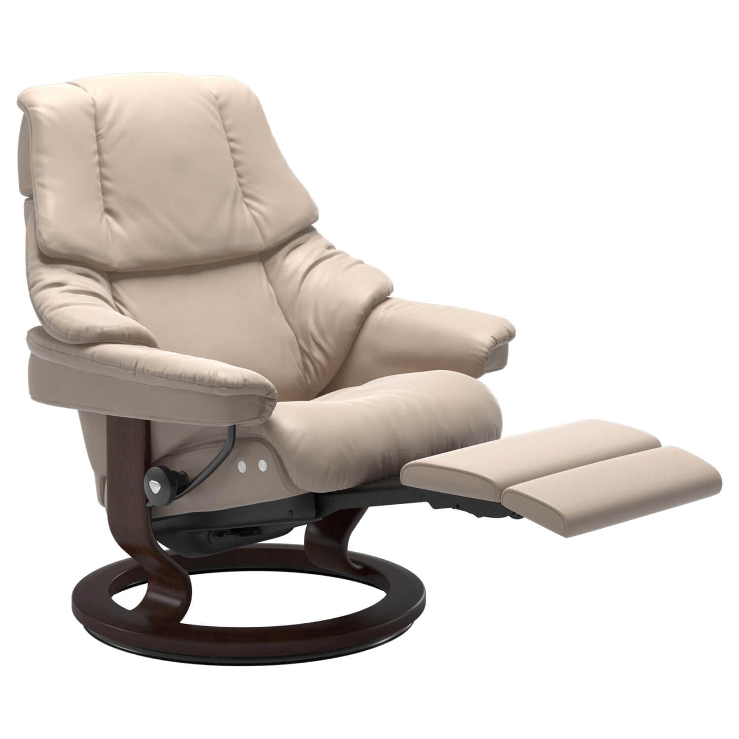 Stressless Reno L mit Kabel Classic LegComfort Leder Cori
