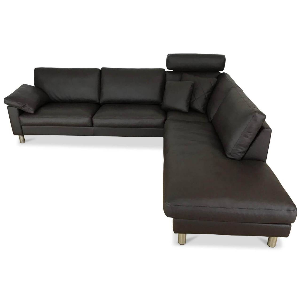 Ecksofa CL500 Leder Braun Erpo Sofas günstig kaufen