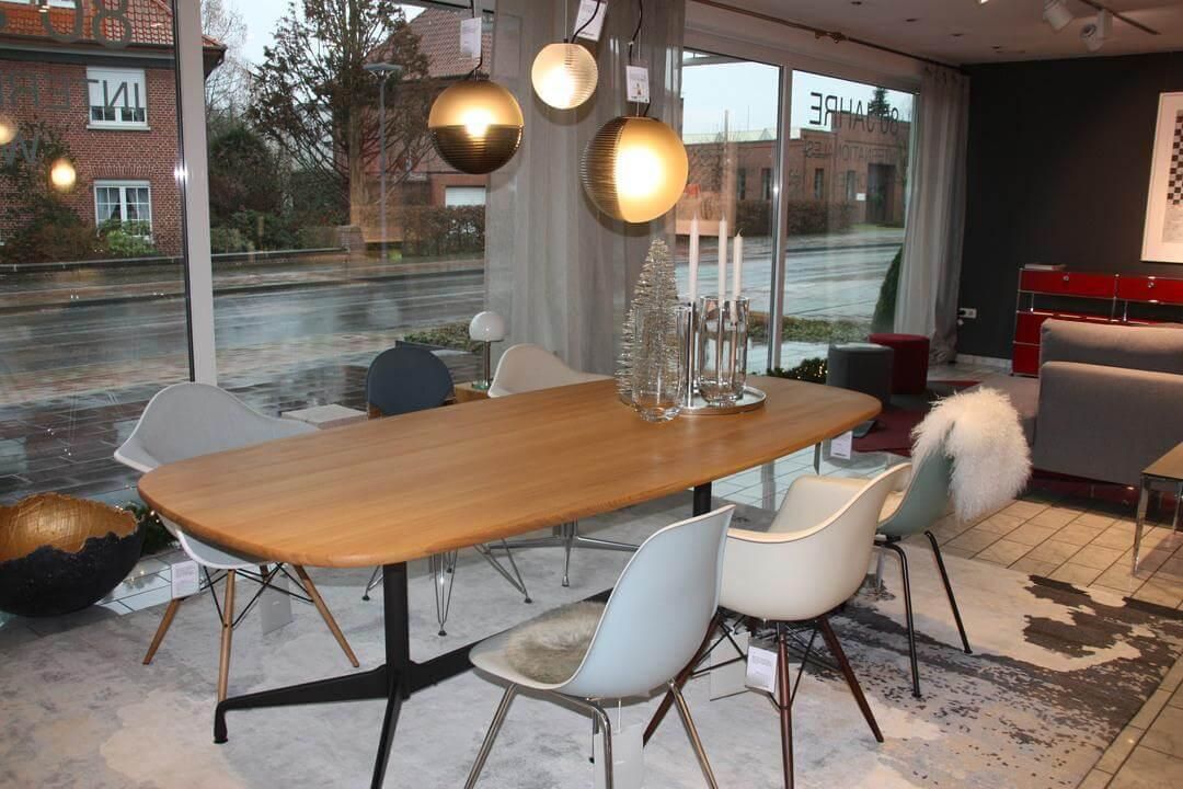 Esstisch Eames Segmented Tables Dining Bootsform Eiche Massiv Geölt