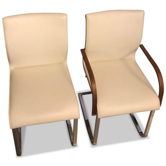 4er-Set Magnum Leder Weiß | Esszimmer | WOHNRÄUME | MöbelFirst