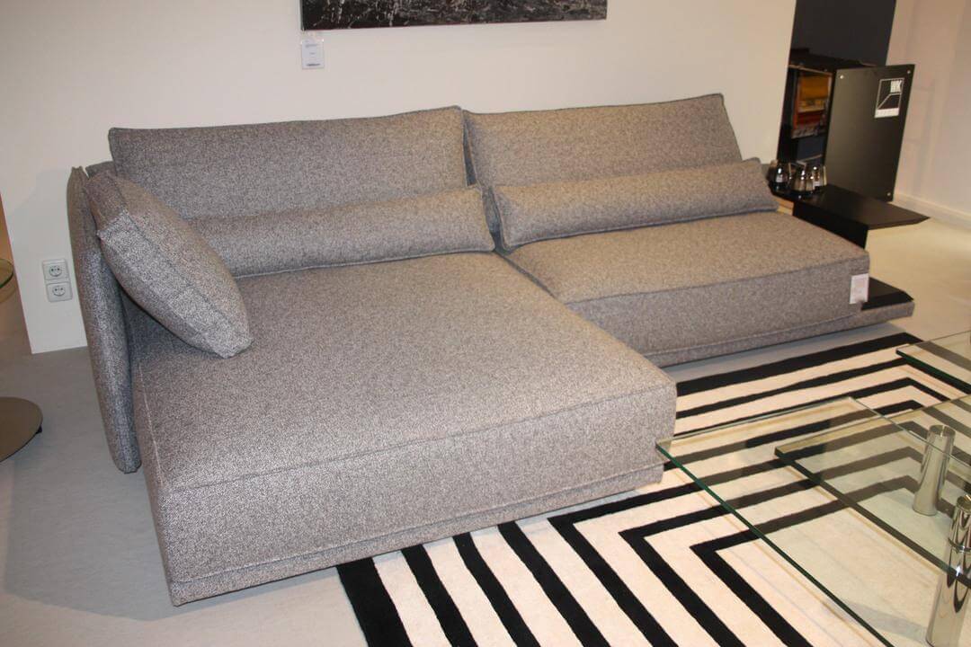 Ecksofa Cube Lounge Stoff Mara 1763282 Grau mit