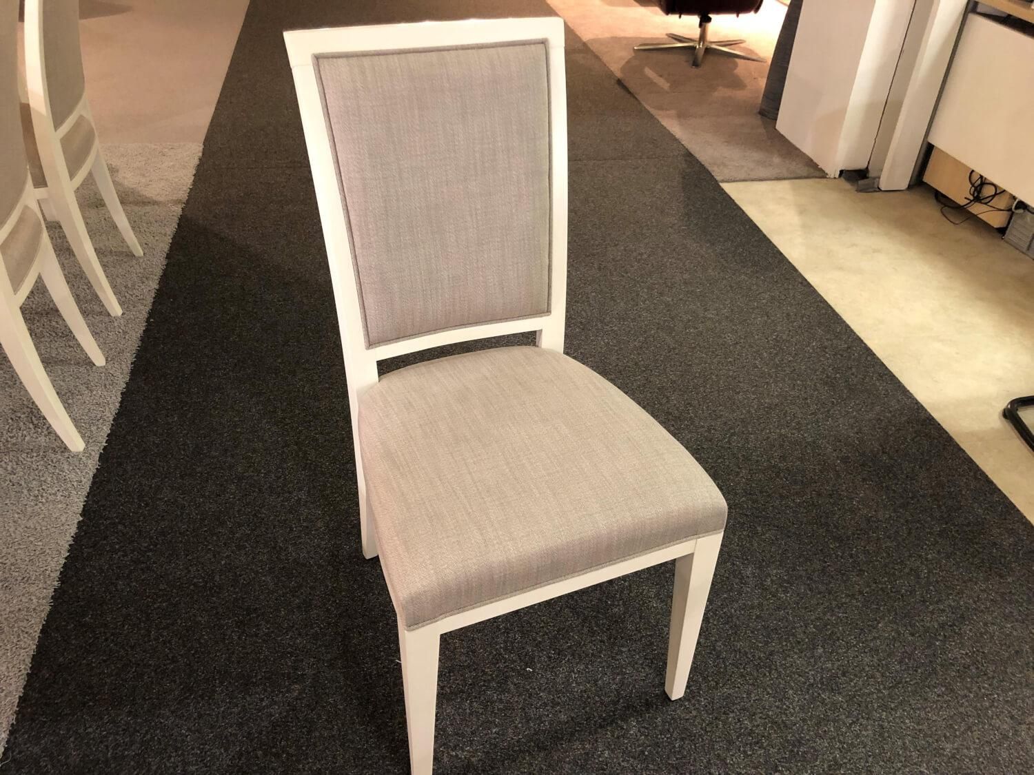 Essgruppe Romantica Elfenbeinfarbig Antik Esstisch Ausziehbar mit 6