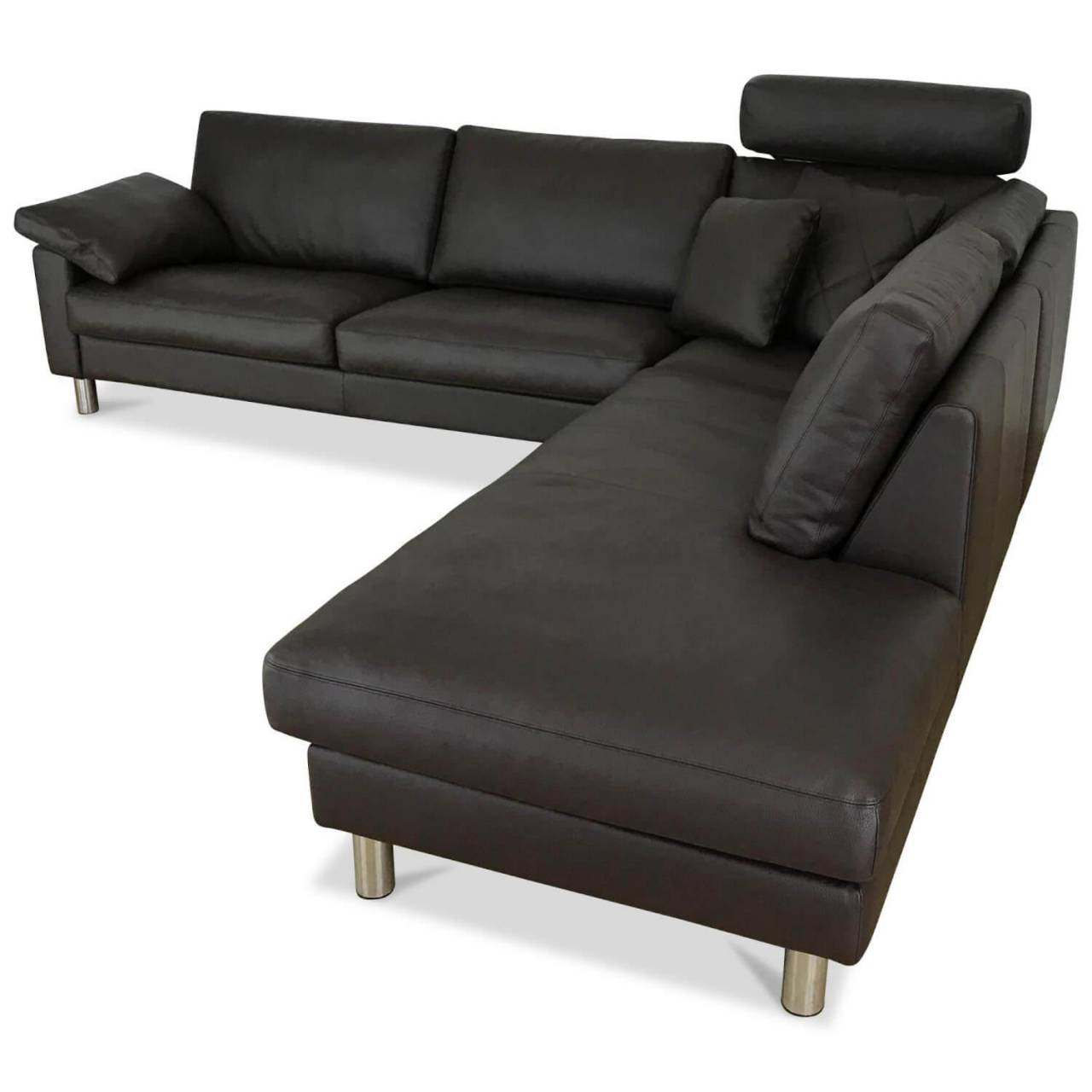 Ecksofa CL500 Leder Braun Erpo Sofas günstig kaufen