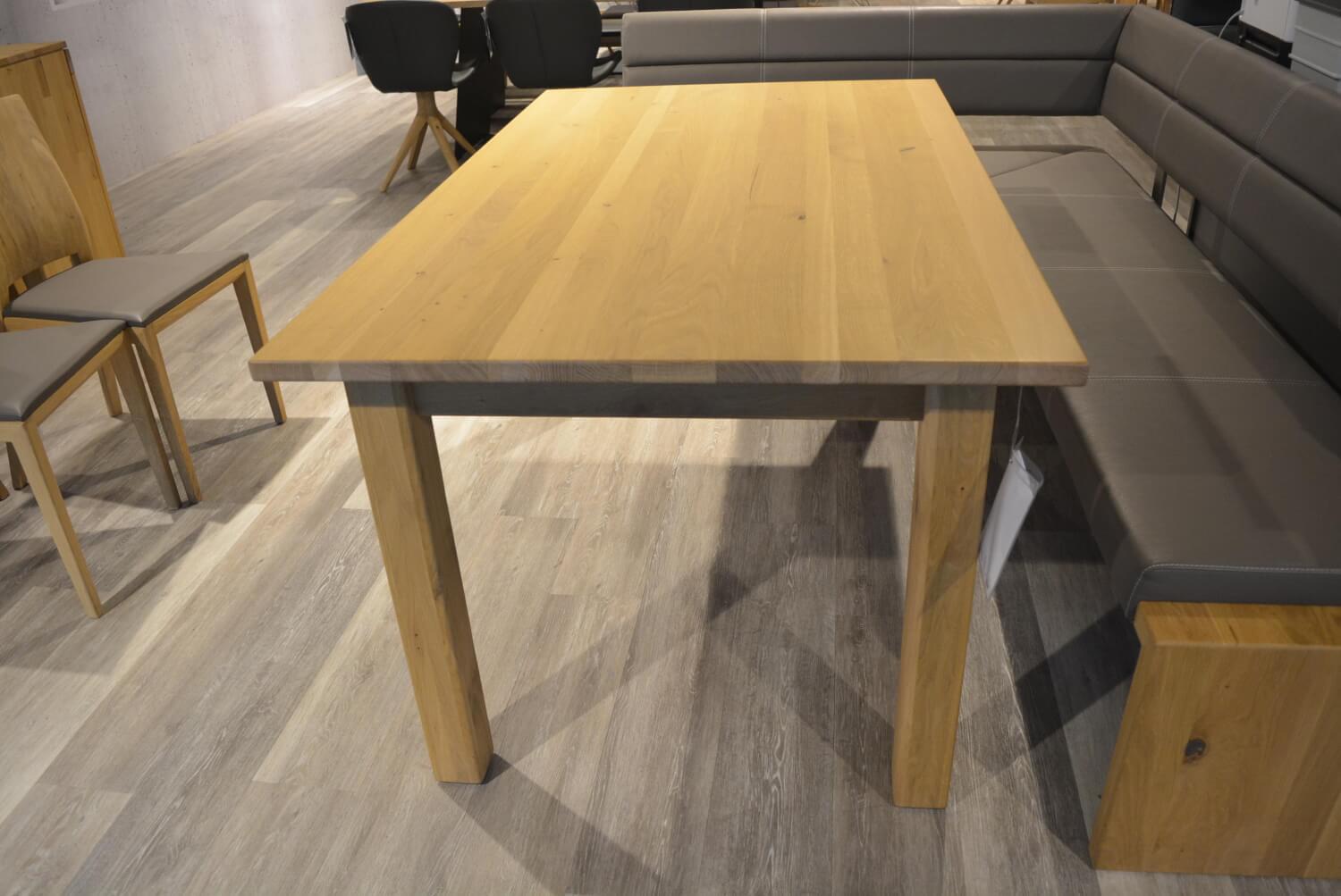 Eckbankgruppe Rustikale Asteiche Bianco Eckbank Sano Esstisch Kreno