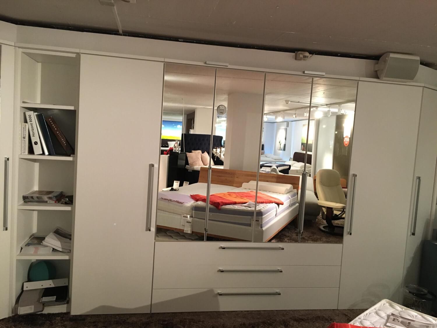 Drehtüren-Planungsschrank Horizont 8000 Polarweiß – Nolte – Schränke