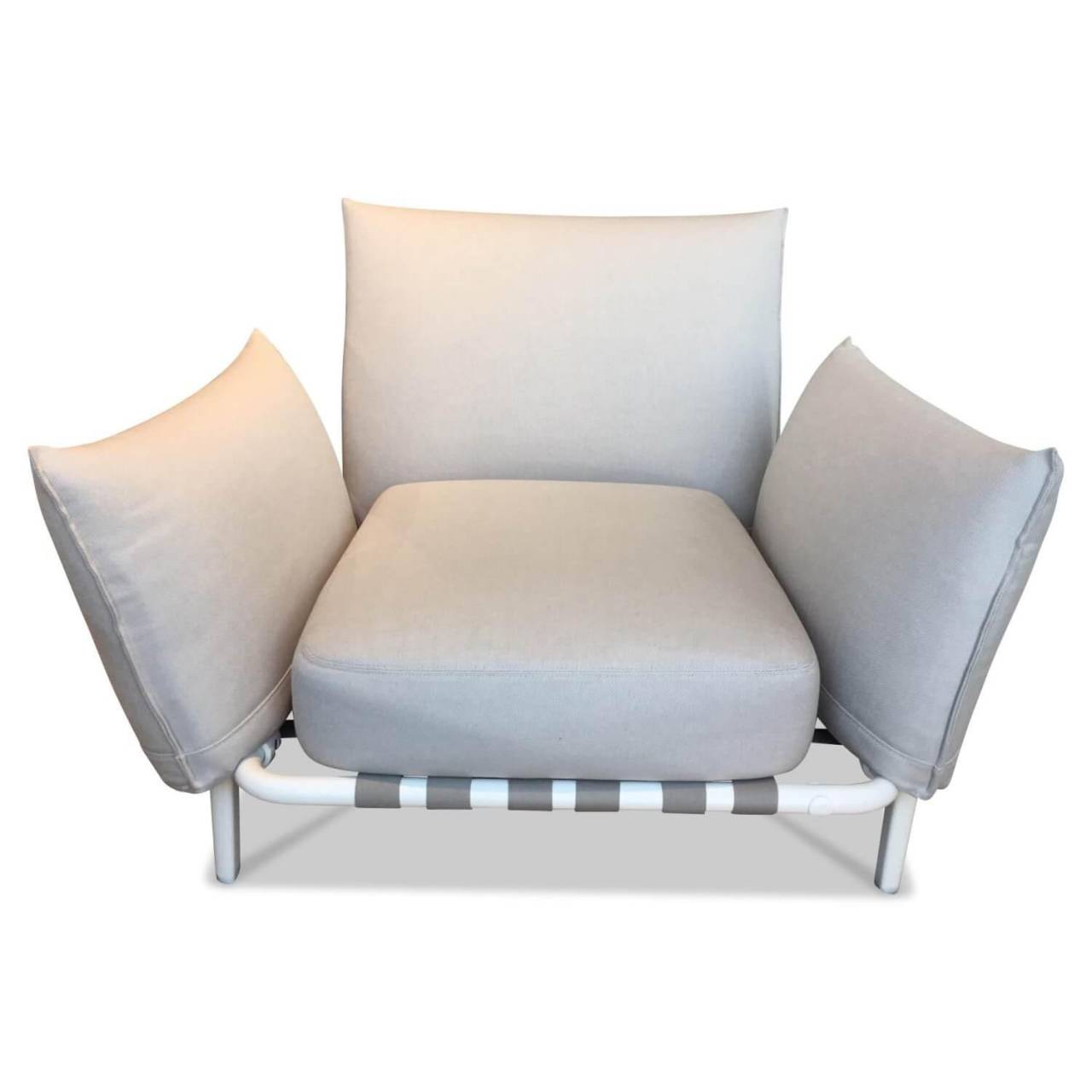 Outdoor Loungesessel Brea Stoff Light Grey DEDON