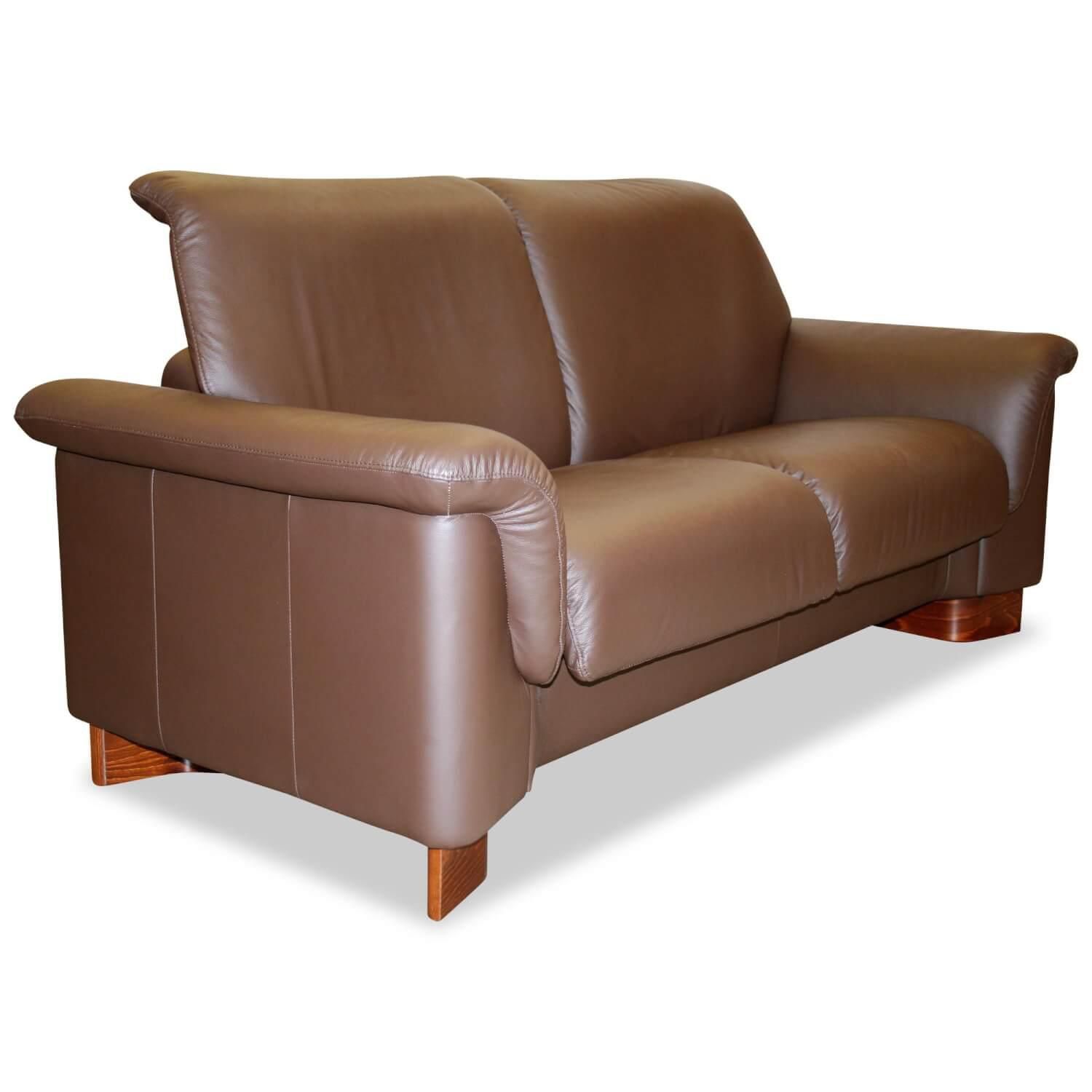 Sofa Paradise Leder Braun 2SitzerSofas SOFAS