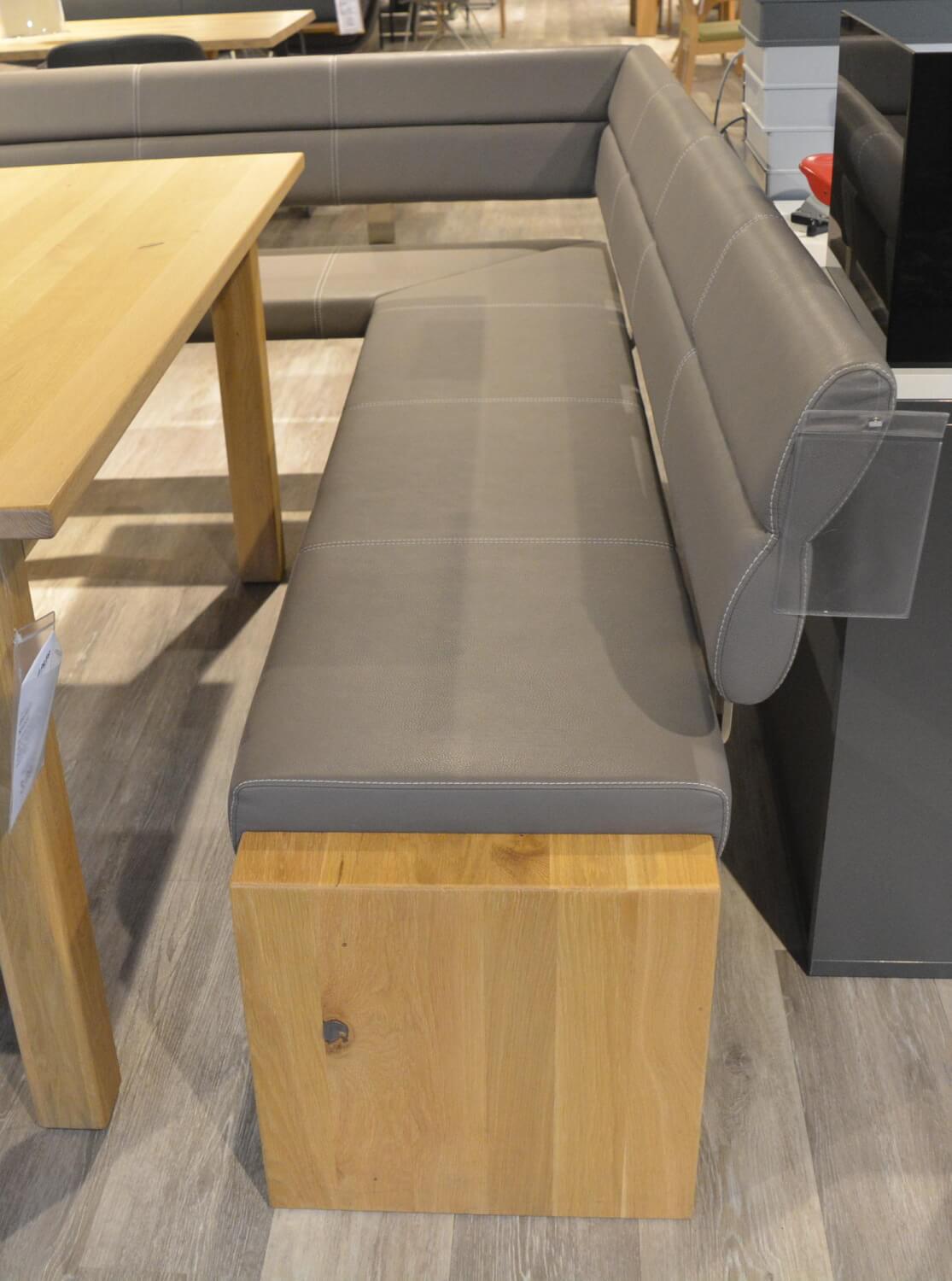 Eckbankgruppe Rustikale Asteiche Bianco Eckbank Sano Esstisch Kreno