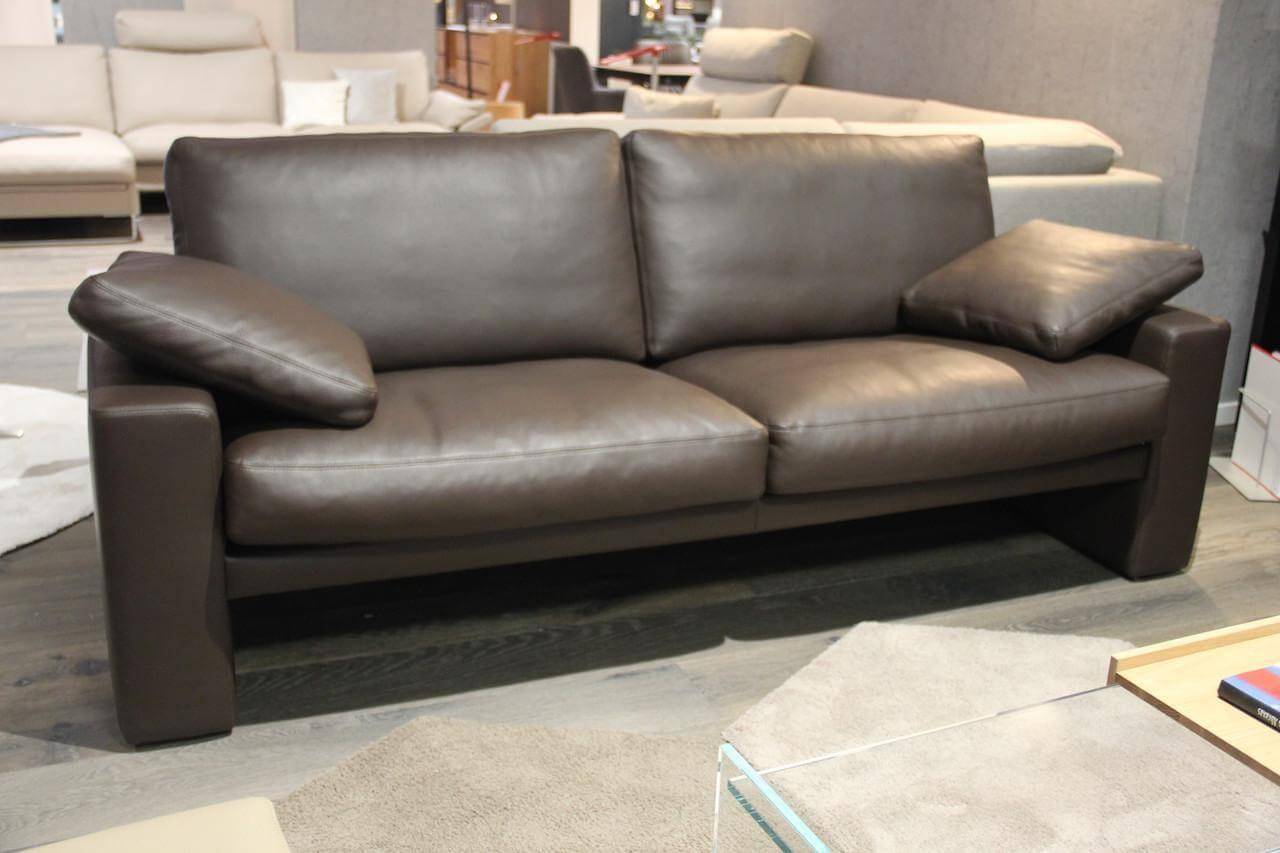 Erpo Sofa Classic CL 100 Leder 43 Mocca 089 | MÖBELFIRST.DE