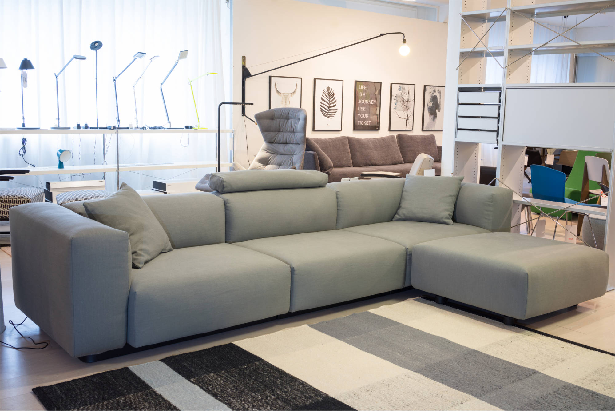 Sofa Soft Modular (mit flexiblen Stellvarianten) Vitra