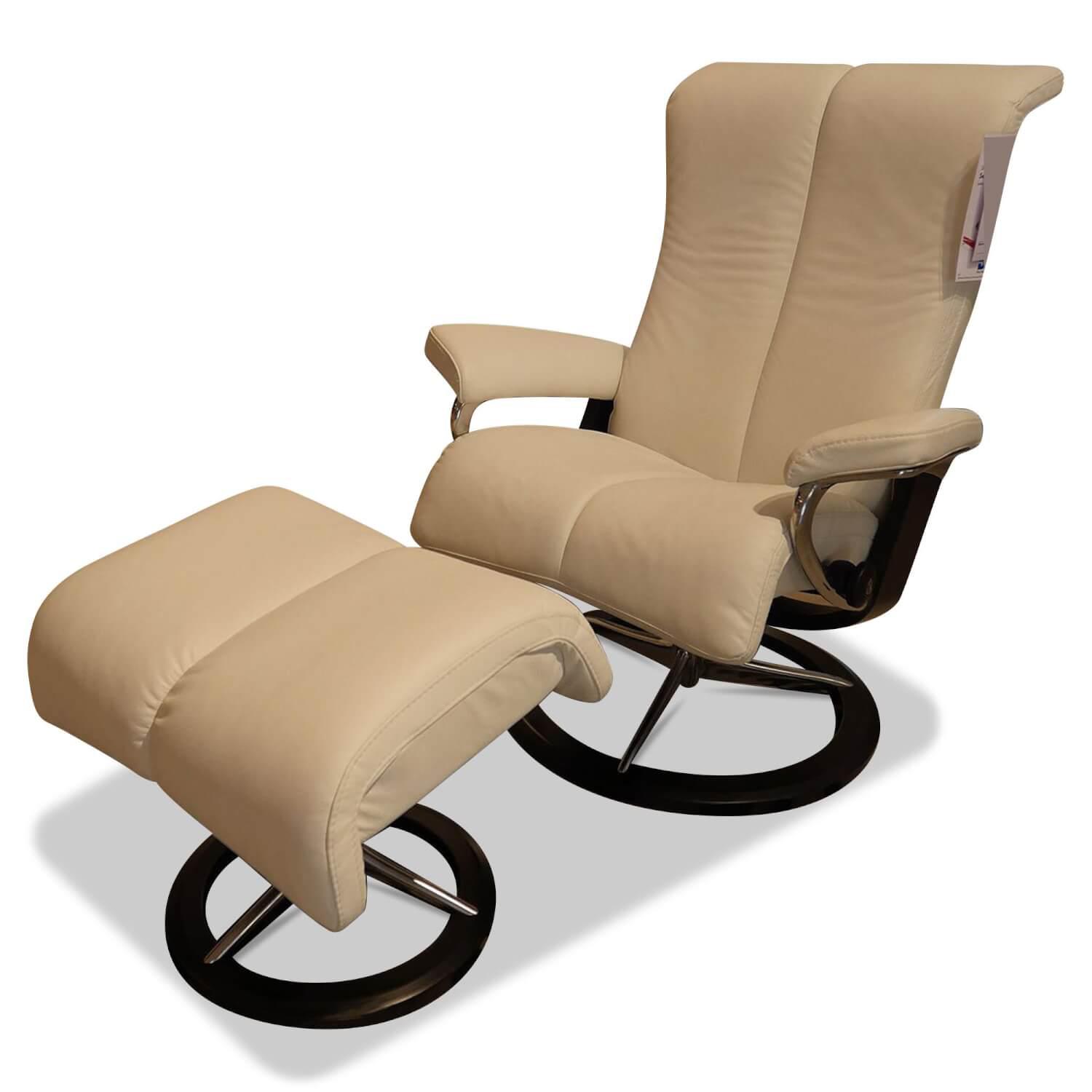 Ausstellungsstücke Sessel mit Hockern – Günstige Designermöbel