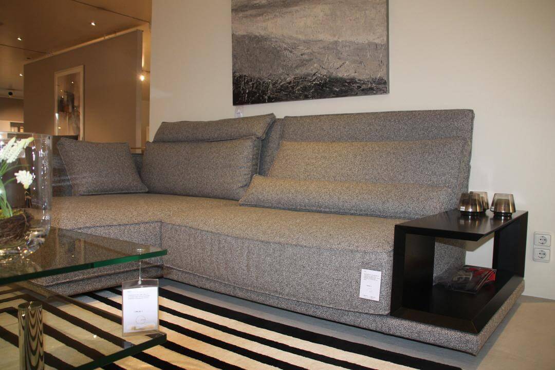 Ecksofa Cube Lounge Stoff Mara 1763282 Grau mit